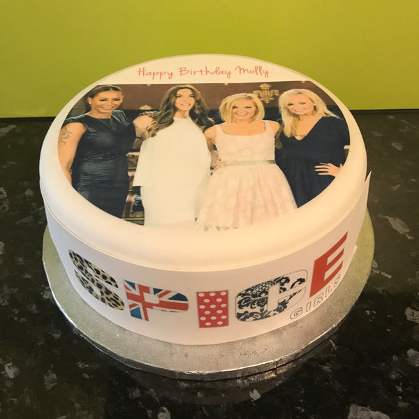 Spice Girls Edible Icing Cake Topper 01