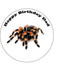 Spider Edible Icing Cake Topper 01