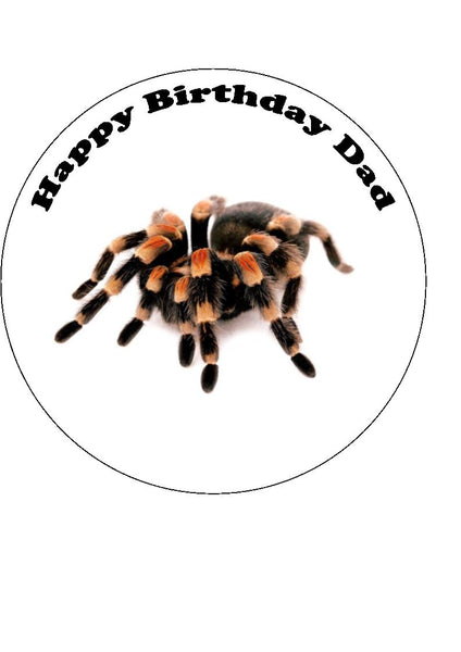 Spider Edible Icing Cake Topper 01