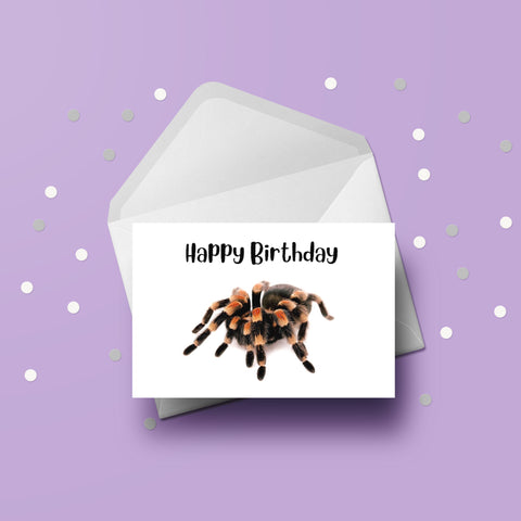 Spider Birthday Card