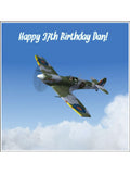 WW2 Spitfire Plane Edible Icing Cake topper 01