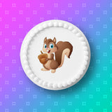 Squirrel Edible Icing Cake Topper 02