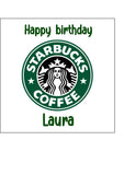 Starbucks Coffee Logo Edible Icing Cake Topper