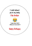 Step Brother Edible Icing Cake Topper 01