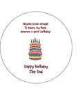 Step Dad Edible Icing Cake Topper 01