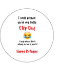 Step Dad Edible Icing Cake Topper 03