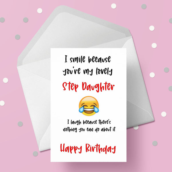 Step Daughter Birthday Card 01