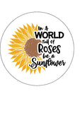 Sunflower 02 Edible Icing Cake Topper