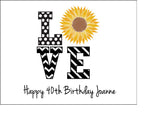 Sunflower 04 Edible Icing Cake Topper