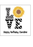 Sunflower 04 Edible Icing Cake Topper