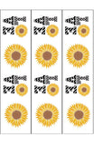 Sunflower 04 Edible Icing Cake Topper