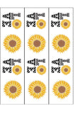 Sunflower 02 Edible Icing Cake Topper