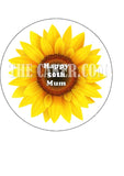 Sunflower 01 Edible Icing Cake Topper