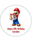 Super Mario Edible Icing Cake Topper 04
