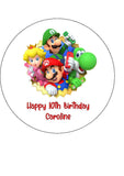 Super Mario Edible Icing Cake Topper 05