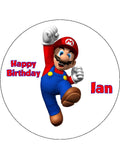 Super Mario Edible Icing Cake Topper 01