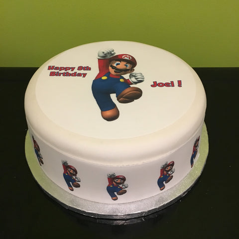 Super Mario Edible Icing Cake Topper 01