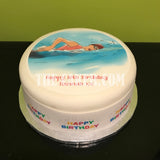Swim Swimming Edible Icing Cake Topper 03
