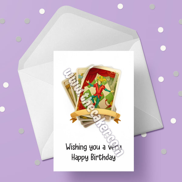 Tarot Cards Birthday Card