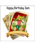 Tarot Cards Edible Icing Cake Topper