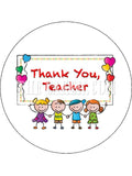 Teacher Tutor Edible Icing Cake Topper 01