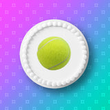 Tennis Ball Edible Icing Cake Topper