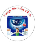 Tetley Tea Edible Icing Cake Topper