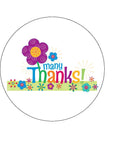 Thank you Edible Icing Cake Topper 04