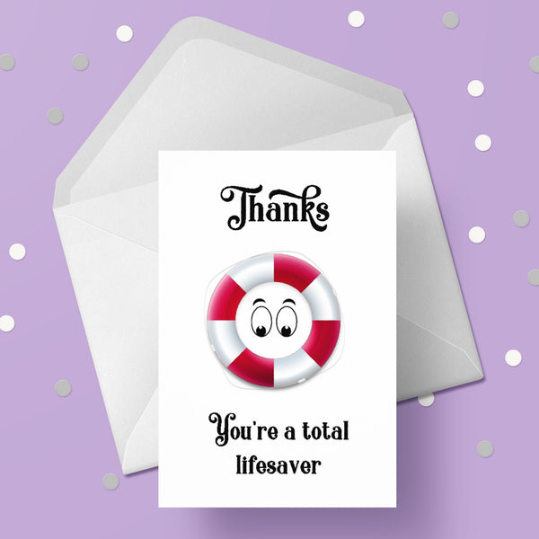 Thank you Card 01 - Lifesaver