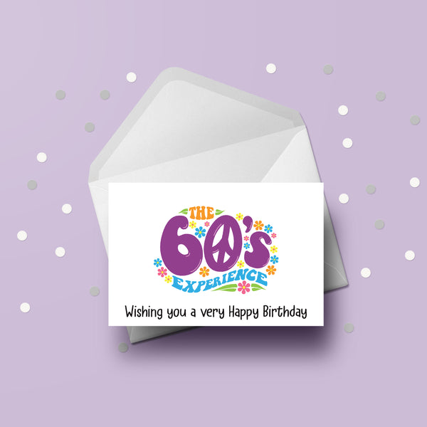 The 60's Birthday Card 01 - The Sixties 1960's
