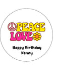 The 60's Edible Icing Cake Topper 02 - The Sixties