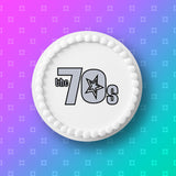 The 70's Edible Icing Cake Topper 01 - The Seventies