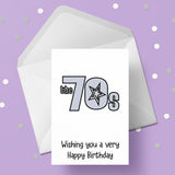 The 70's Birthday Card 01 - The Seventies 1970's