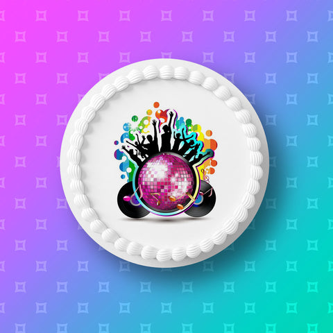 The 70's Edible Icing Cake Topper 02 - The Seventies