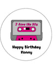 The 80's Edible Icing Cake Topper 03 - The Eighties