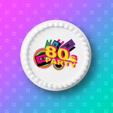 The 80's Edible Icing Cake Topper 02 - The Eighties