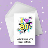 The 90's Birthday Card  02- The Nineties 1990's