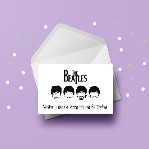 The Beatles 03 Birthday Card