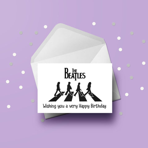 The Beatles 02 Birthday Card