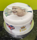 HRH The Queen Edible Icing Cake Topper 06