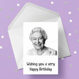 Queen Elizabeth 02 Birthday Card
