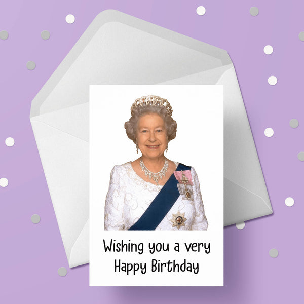 Queen Elizabeth Birthday Card 01