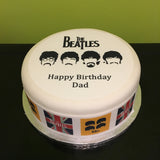 The Beatles Edible Icing Cake Topper 03