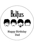 The Beatles Edible Icing Cake Topper 03