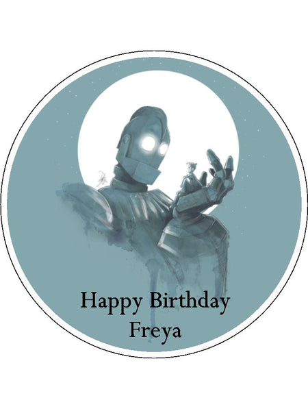 The Iron Giant Edible Icing Cake Topper 01
