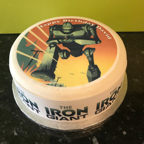 The Iron Giant Edible Icing Cake Topper 02