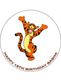 Tigger Edible Icing Cake Topper - Winnie the Pooh