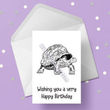 Tortoise Birthday Card 01