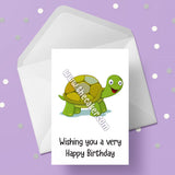 Tortoise Birthday Card 02