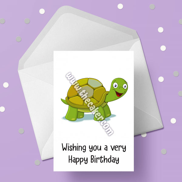 Tortoise Birthday Card 02